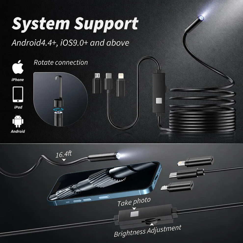 CMFY InspectPro™ Inspection Camera for iPhone & Android