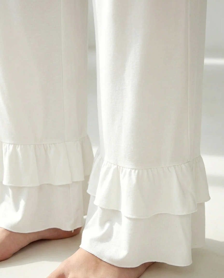 CMFY Soft Ruffle Cami Pyjama Set